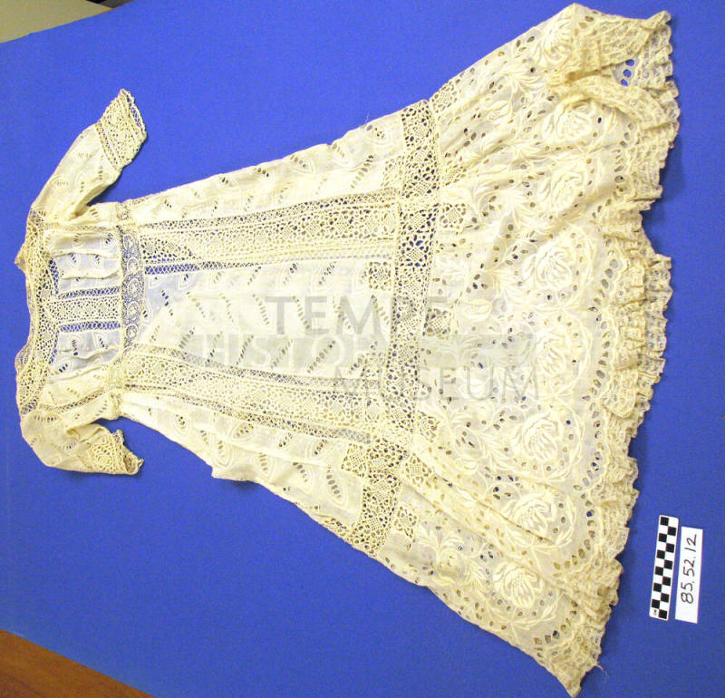 White Dress With Knit