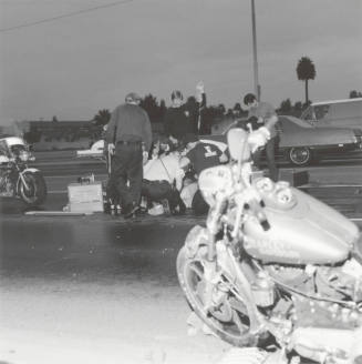 Motorcyclist accident. - January 1978