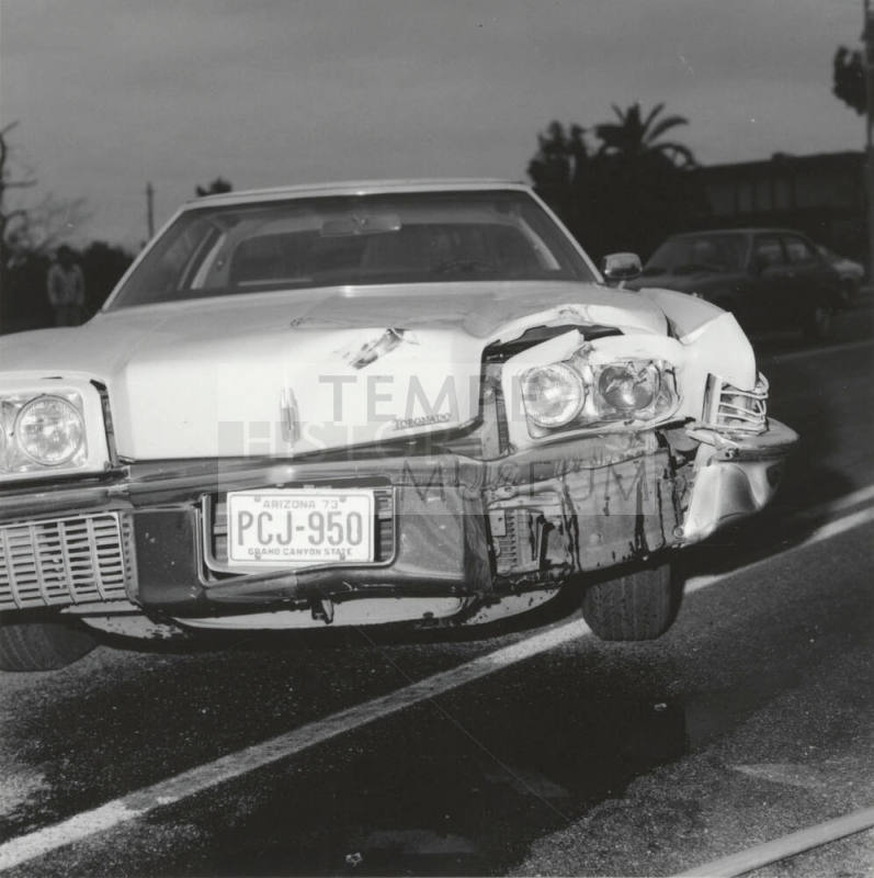 Motorcyclist accident. - January 1978