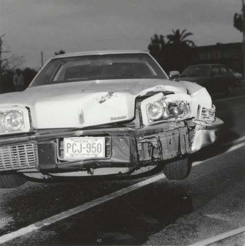 Motorcyclist accident. - January 1978