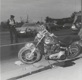 Motorcyclist accident. - January 1978