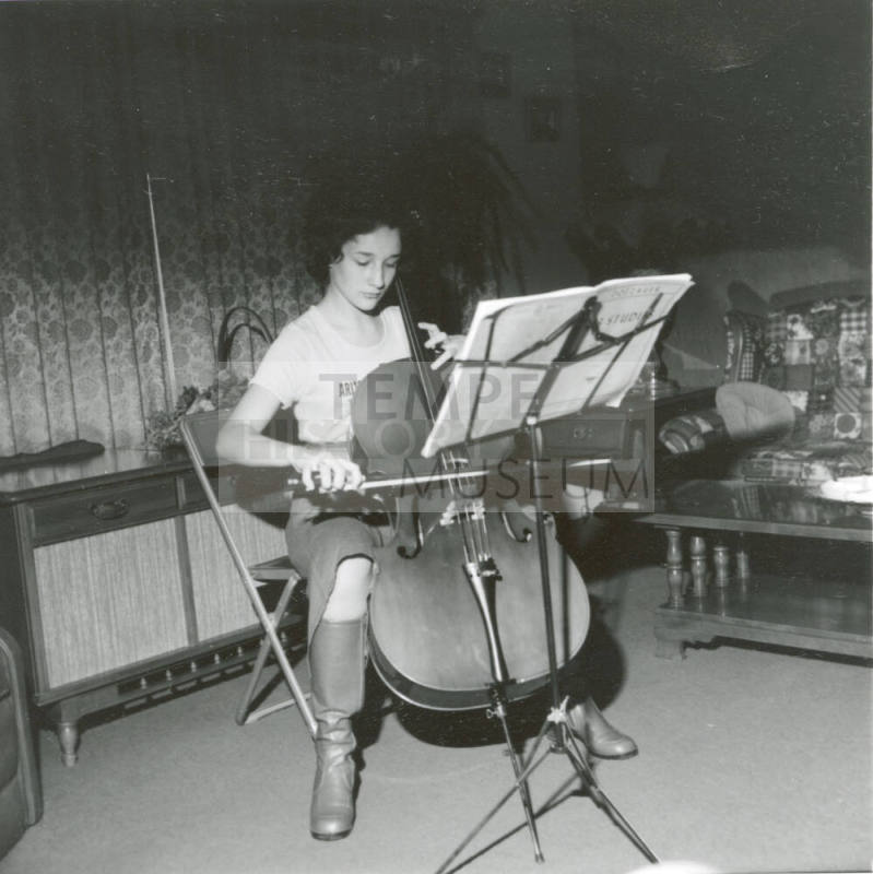 Renee Bosack with her Cello