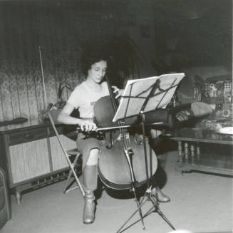 Renee Bosack with her Cello