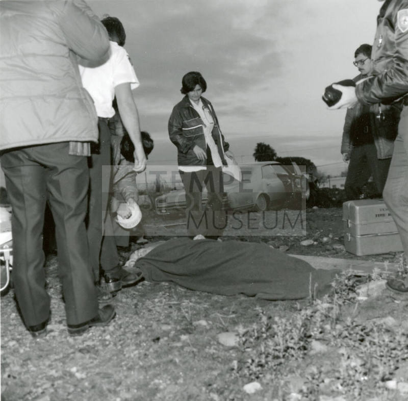 Traffic accident, Feb 1978