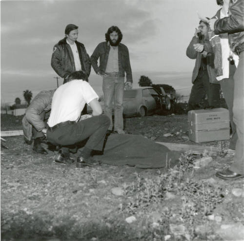 Traffic accident, Feb 1978
