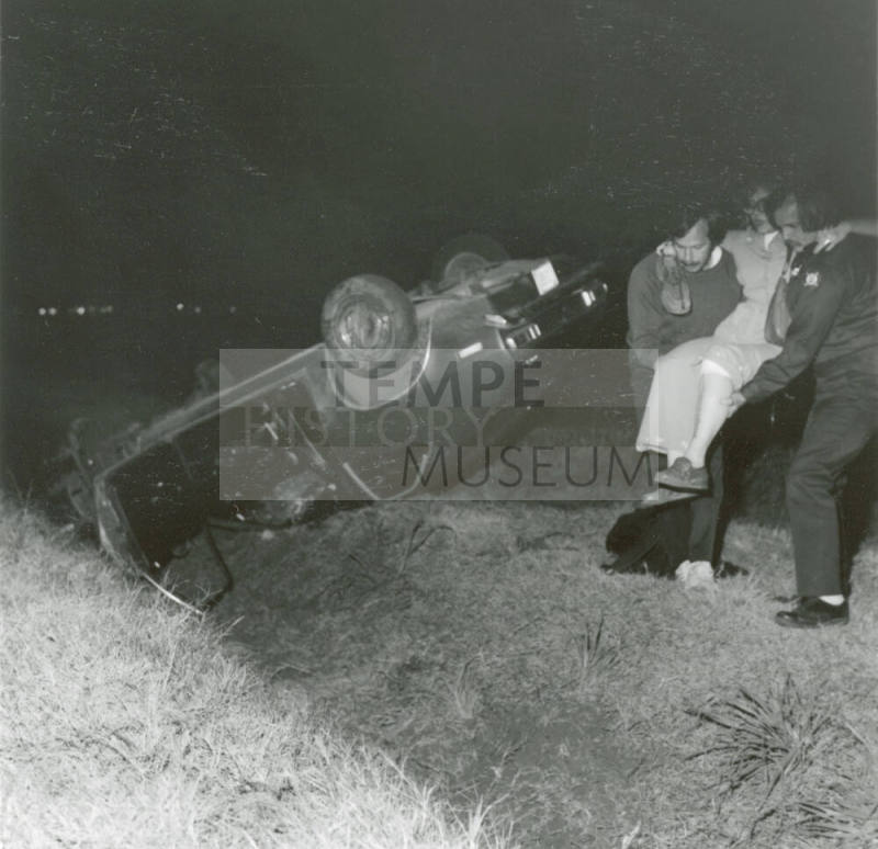 Traffic accident, Feb 1978