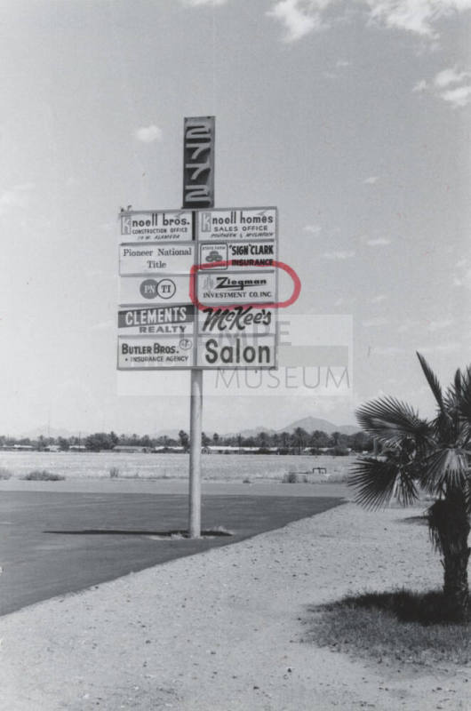 Ziegman Investment Company Incoroporated -2772 South Mill Avenue, Tempe, Arizona