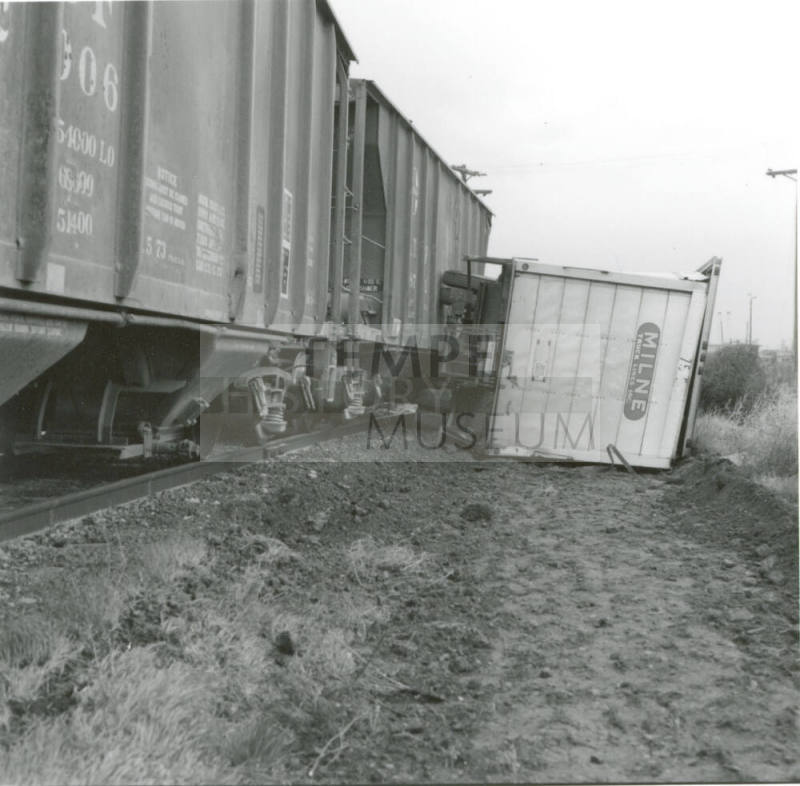 Truck/Train Collision - Tempe Daily News - February 14, 1978 - (1 of 2)