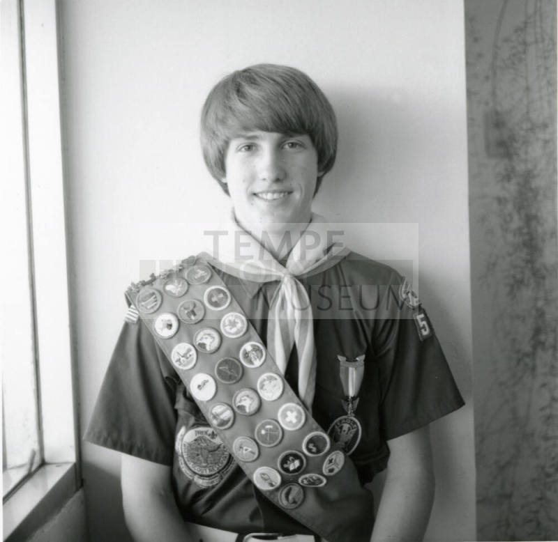 New Eagle Scout Trace Bartlett - Tempe Daily News - March 8, 1978 (1 of 2)
