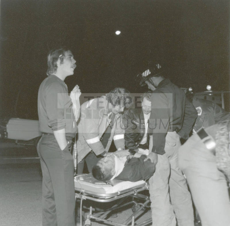 Nighttime Trans Am Crash (2 of 2)