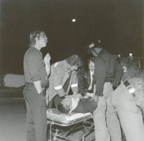 Nighttime Trans Am Crash (2 of 2)