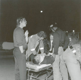 Nighttime Trans Am Crash (2 of 2)