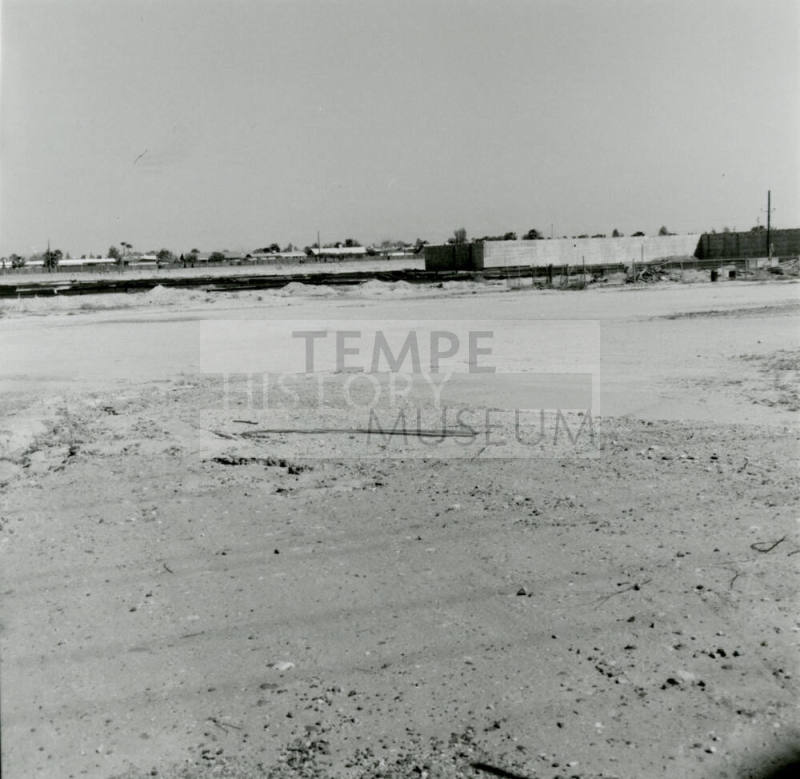 Future shopping center site on corner of Southern and McClintock