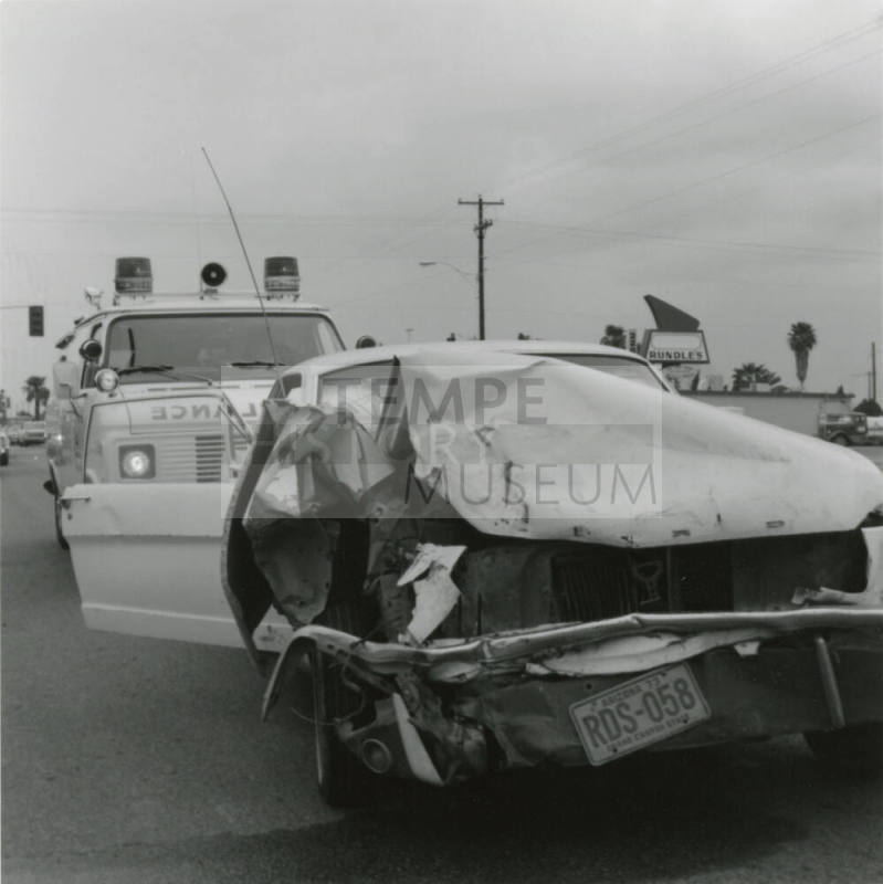 Traffic accident, February 1978