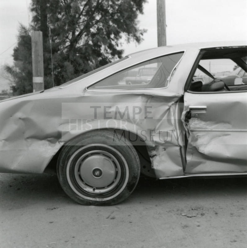 Traffic accident, February 1978