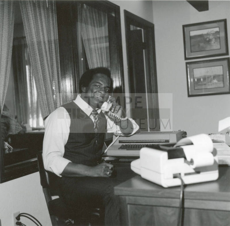 Prentice Williams Talking on the Phone