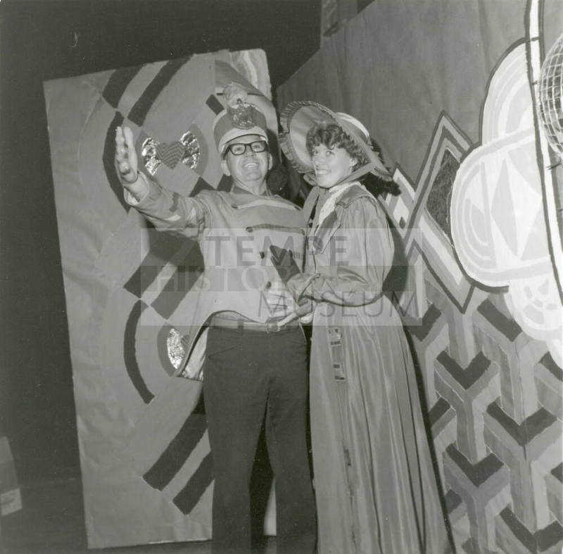 Two Costumed People