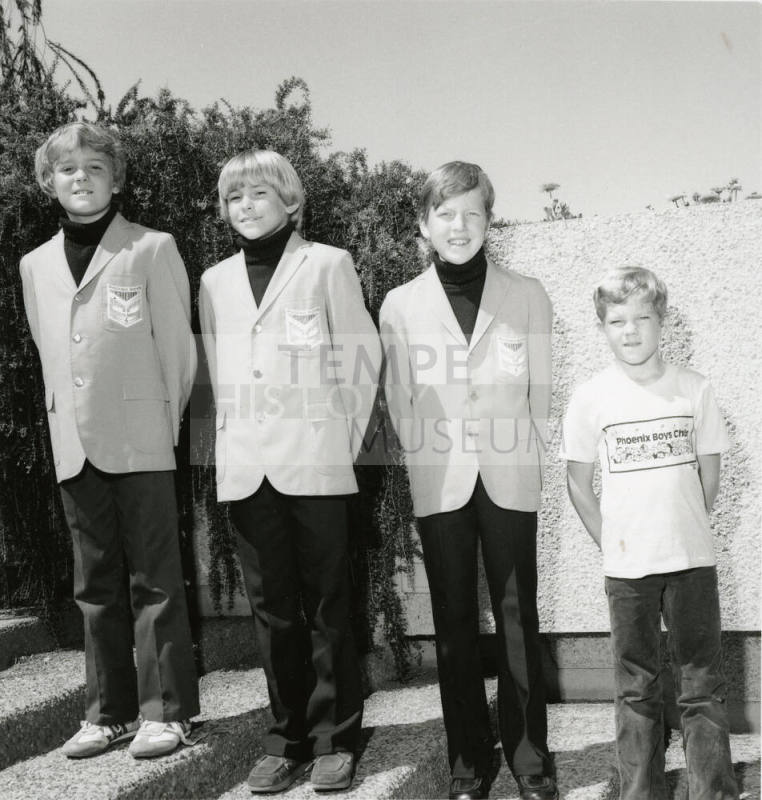 In Boys Choir - Tempe Daily News, March 28, 1978