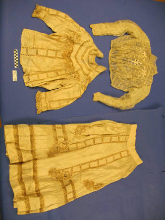 Ensemble - skirt, blouse, and overblouse