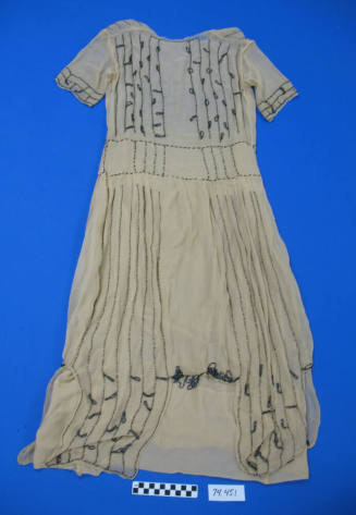Dark beige beaded dress