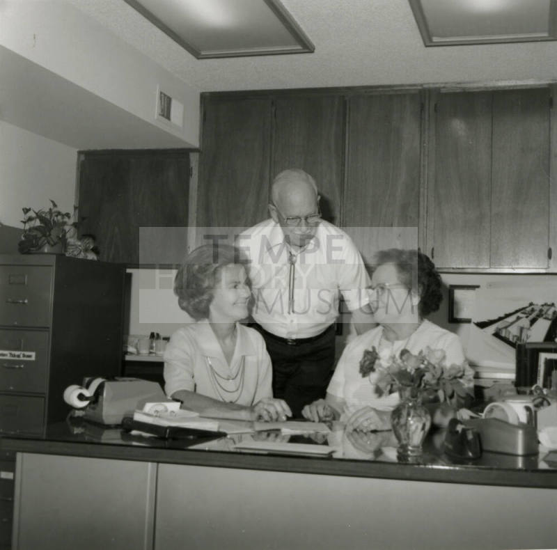 Office scene -- March 1978
