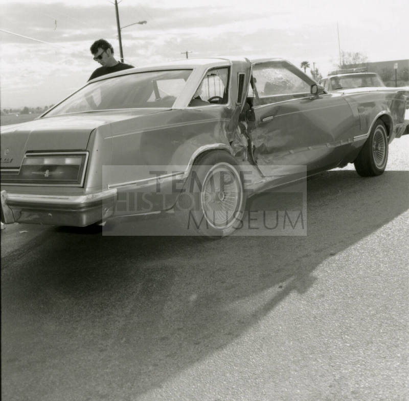 Unidentified Collision - Ford Thunderbird & Ford Station Wagon - (1 of  5)