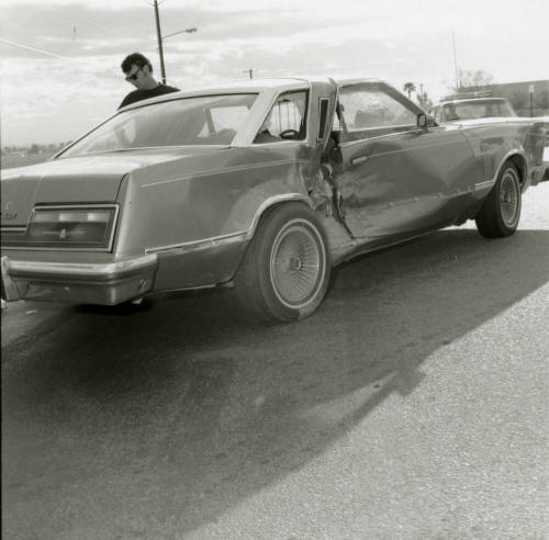 Unidentified Collision - Ford Thunderbird & Ford Station Wagon - (1 of  5)