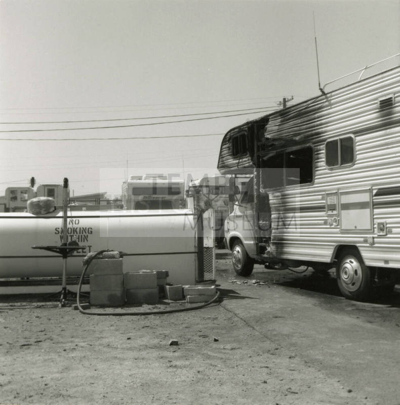 Burned Camper. - Tempe Daily News, April 18 1978