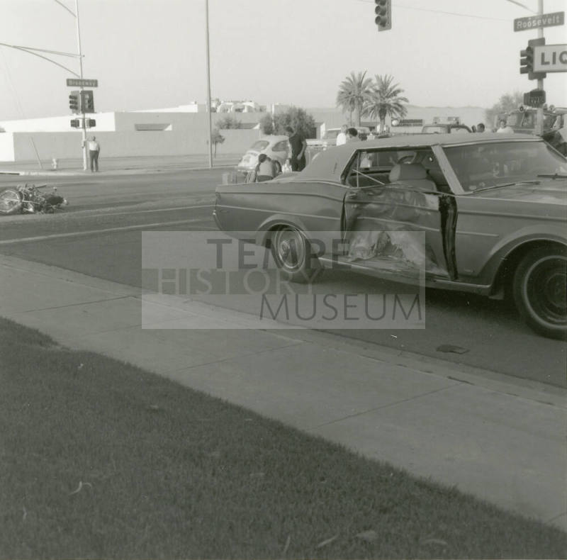 Motorcyclist accident. - April 1978
