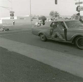 Motorcyclist accident. - April 1978