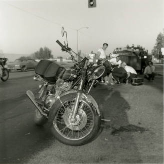 Motorcyclist accident. - April 1978