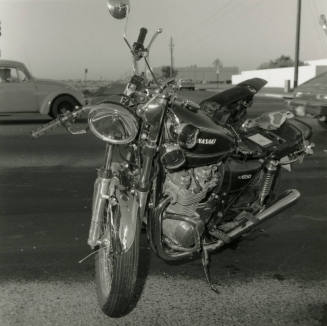 Motorcyclist accident. - April 1978