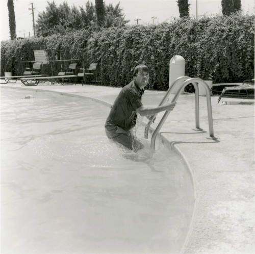 Rotary Club President Goes For Dip - Tempe Daily News 05/04/1978