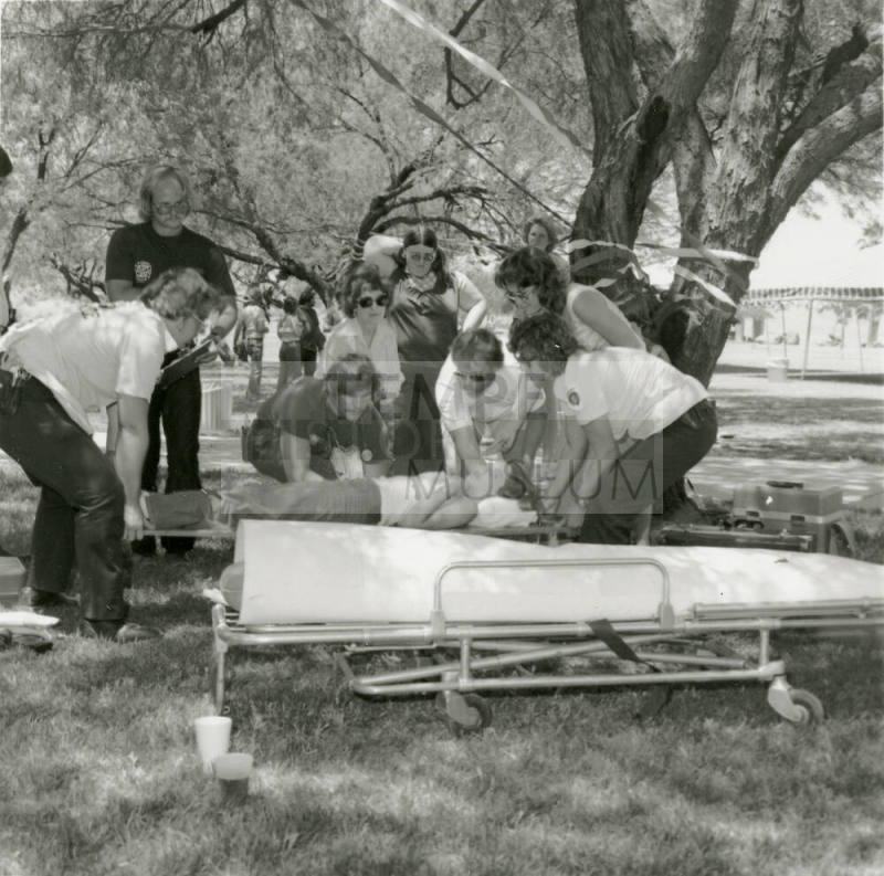 Young girl is injured. - May 1978