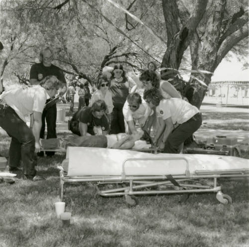 Young girl is injured. - May 1978