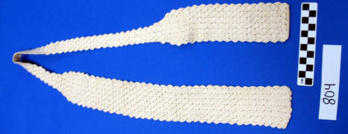 Hand crocheted necktie