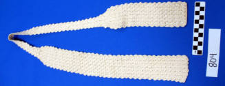 Hand crocheted necktie