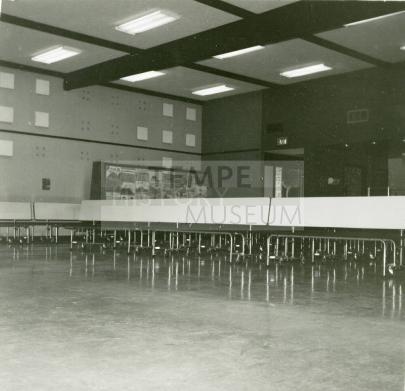 Tables in auditorium -- June 1978
