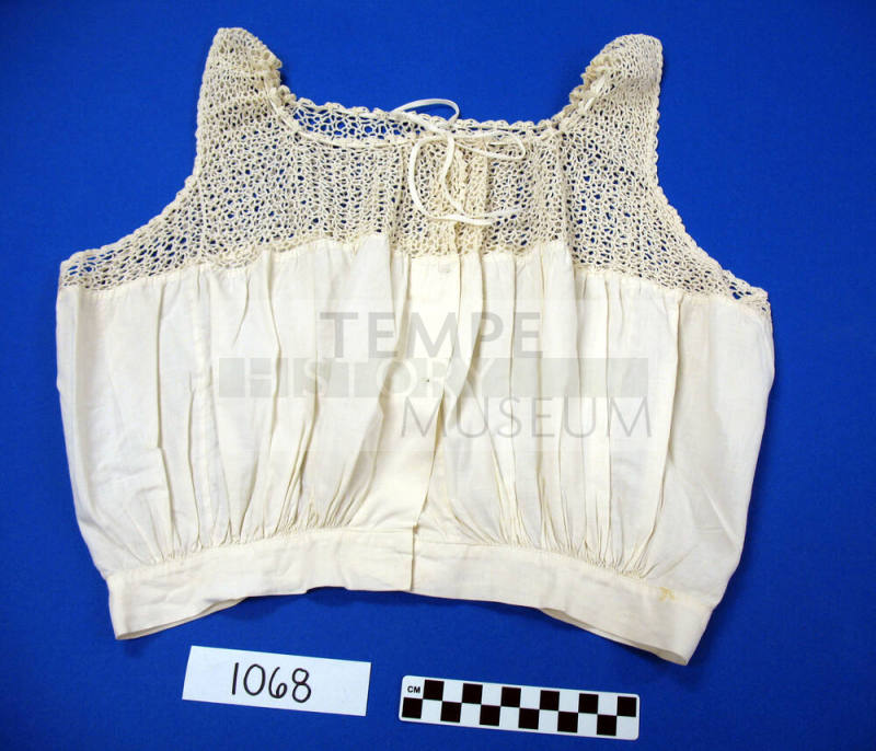 Camisole, Muslin, Hand Crotcheted Yokes
