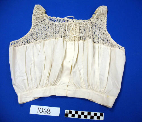 Camisole, Muslin, Hand Crotcheted Yokes
