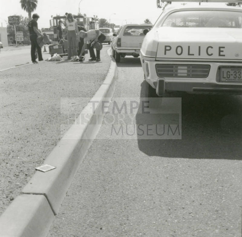 Pedestrian-Auto Accident on Apache - June 1978