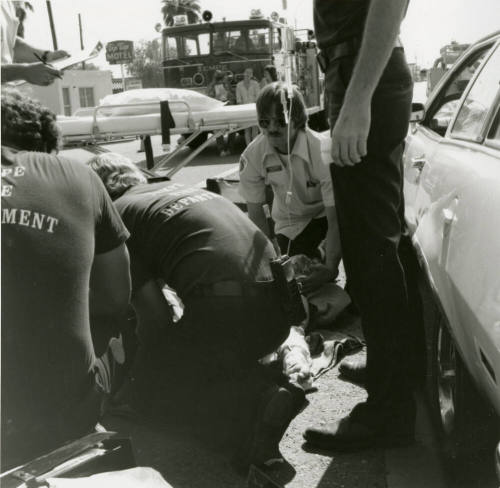 EMTs Assist Injured Pedestrians1