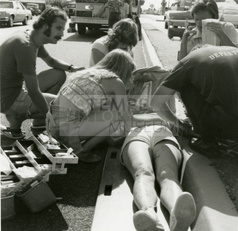 EMTs Assist Injured Pedestrians2