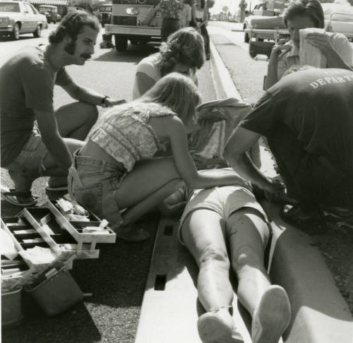 EMTs Assist Injured Pedestrians2