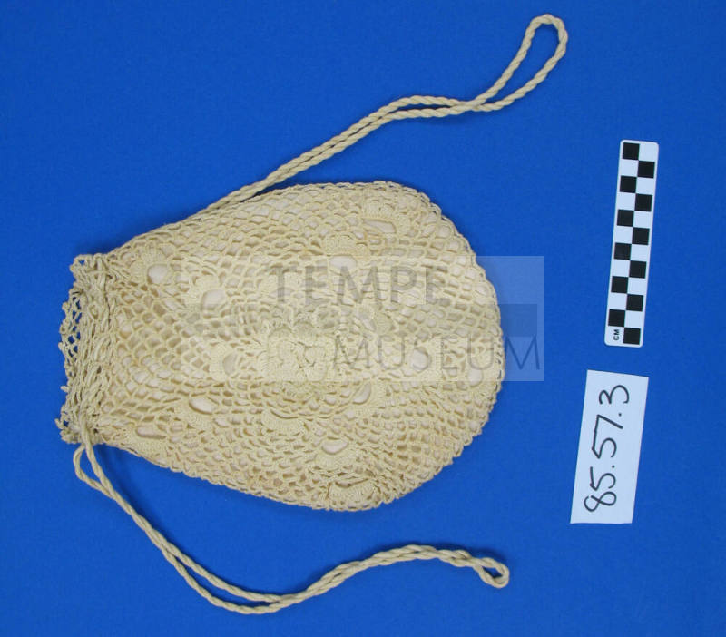 Ecru Crocheted Purse