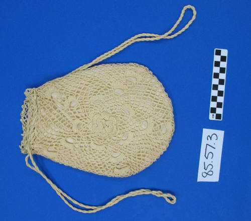 Ecru Crocheted Purse