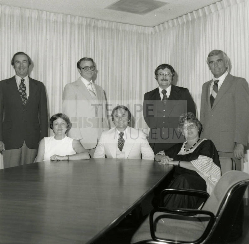 Mayor Mitchell and others -- July 1978