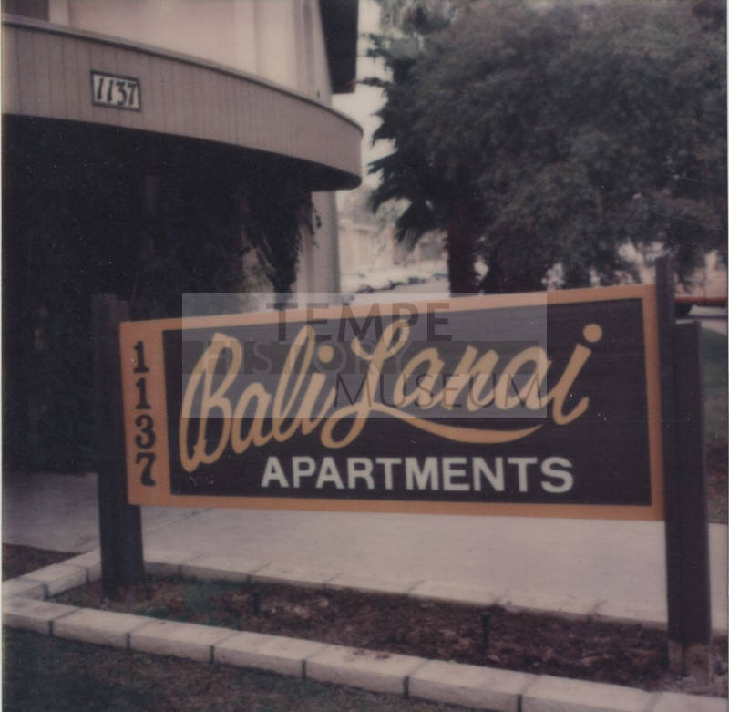 Bali Lanai Apartments, 1137 East Orange Street, Tempe, Arizona
