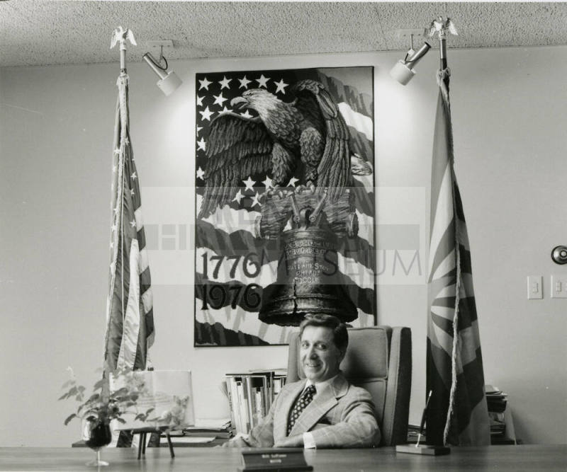 Tempe Mayor Bill LoPiano Sits At His Desk 1