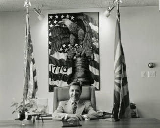 Tempe Mayor Bill LoPiano Sits At His Desk 2